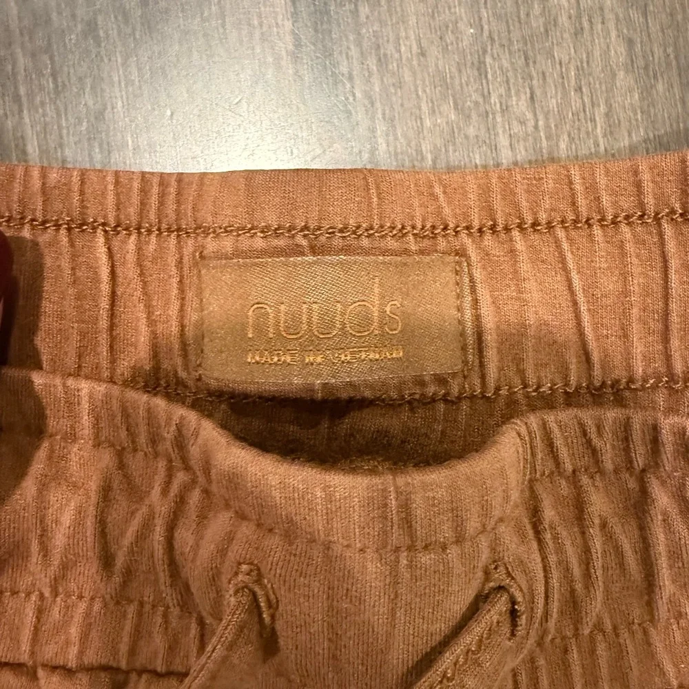 Nuuds Tan Drawstring Trousers - Picture 1 of 2